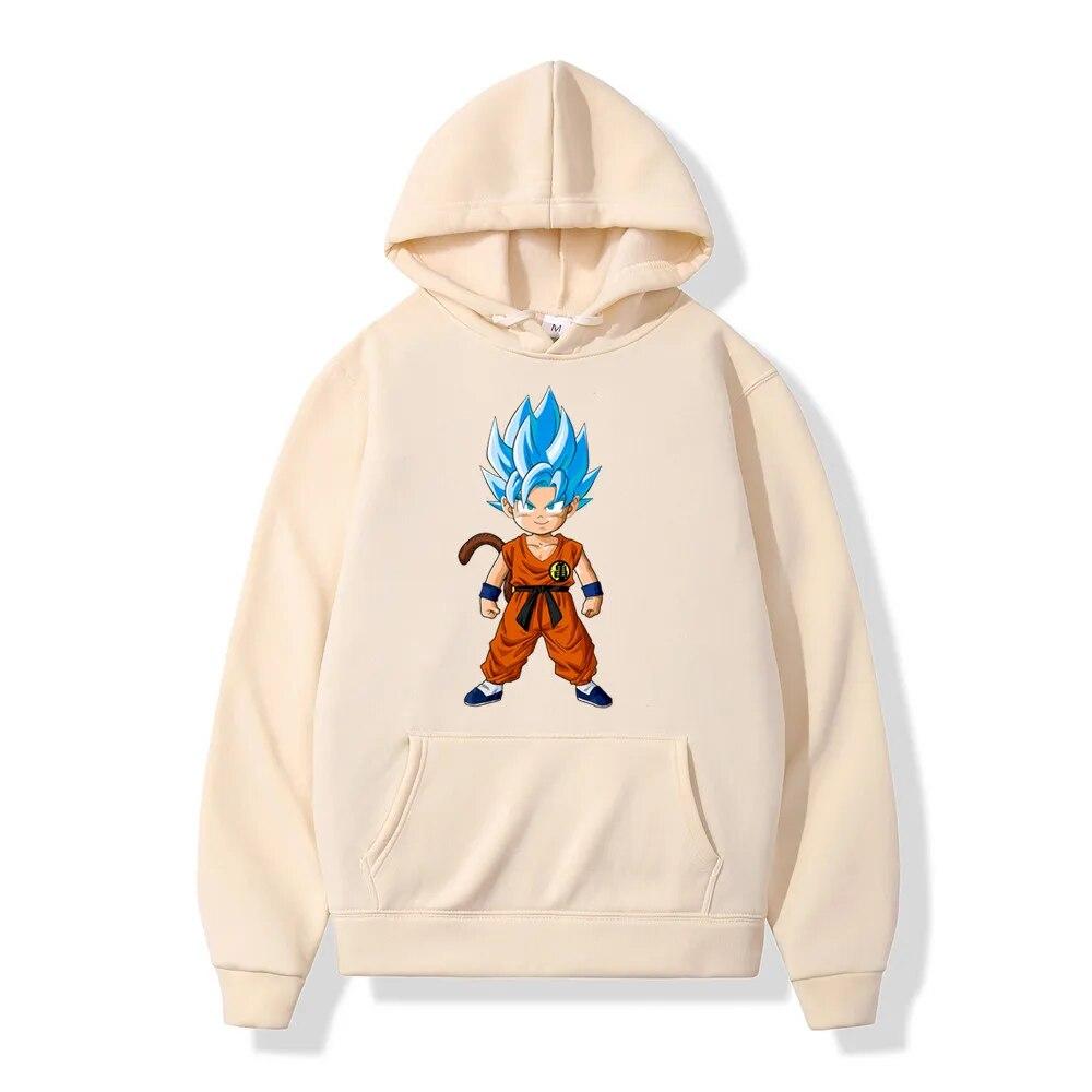 Japanese Anime Hoodie Unisex Women Dragon-ball Hip Hop Winter Fleece Hooded Unisex Harajuku Sweatshirts Clothes Male Dropshipping