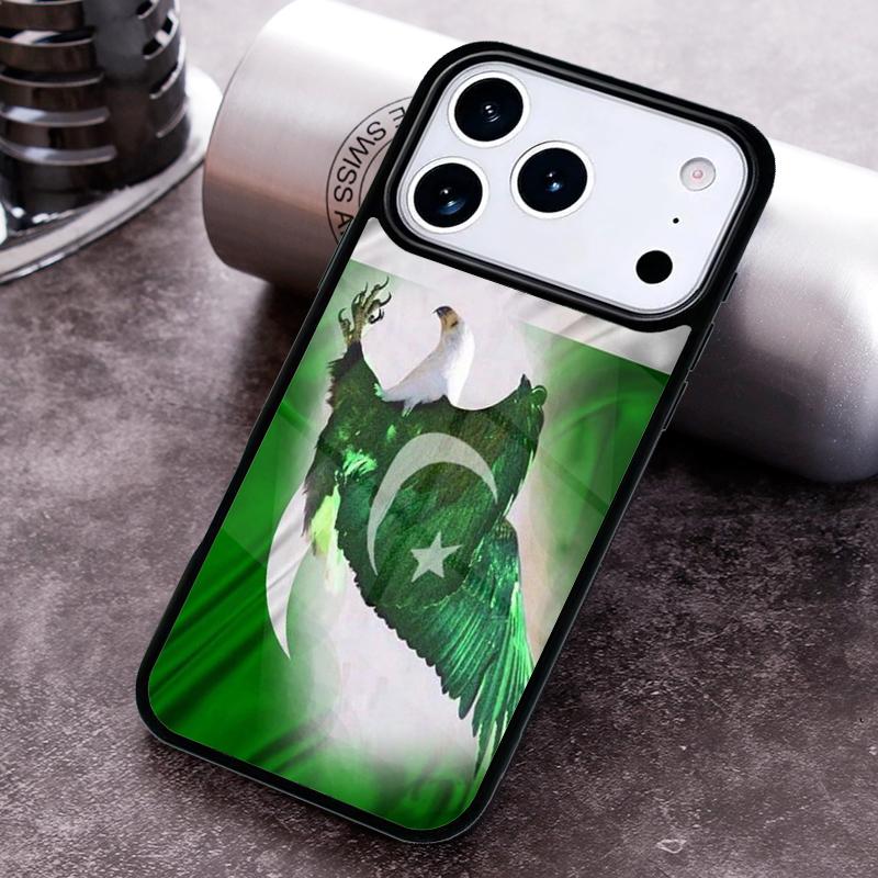

Чехол для телефона с флагом Пакистана для iPhone 17 16 15 Pro Max Air 14 13 12 11 Plus Ударопрочный Capa Cover iPhone 15 Pro