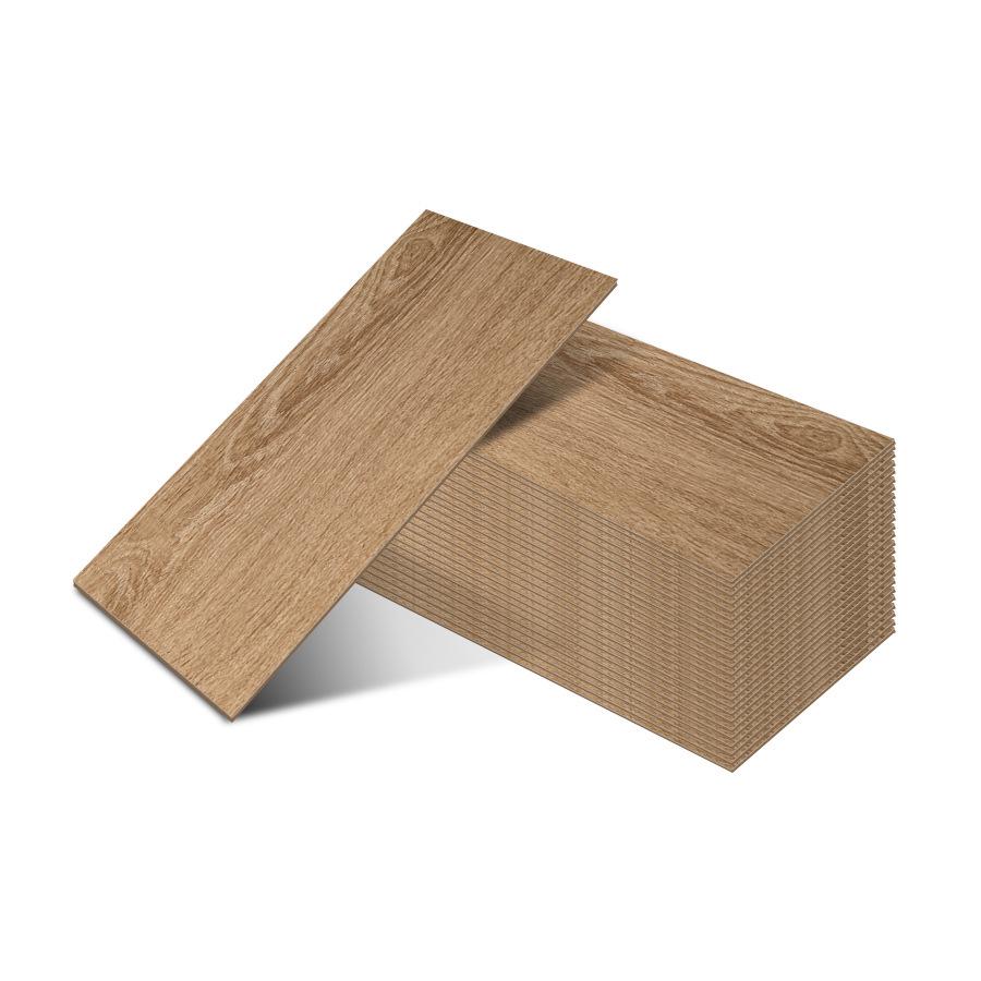 Selbstklebender Holzmaserung Wand- & Bodenaufkleber, 45CM: Langlebig, Einfach, Hochwertige Bürodekoration