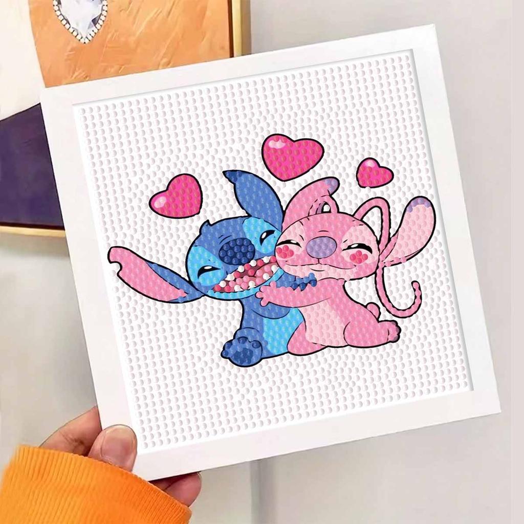 DIY Diamond Painting Kit with Frame,Stitch Full Circle Mosaic 5D DIY Cross Stitch Kit Home Decoration with Frame, Handicraft Hobby Collection