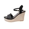Fish-mouth Shoes, Low Heel Shoes, New Style Buckle Thick-soled Sandals for Women