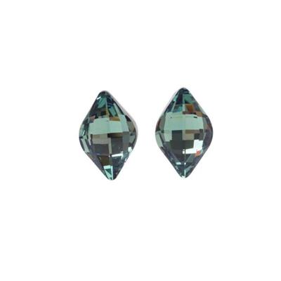 Ildupa Green Cat's Eye Women's Crystal Earrings