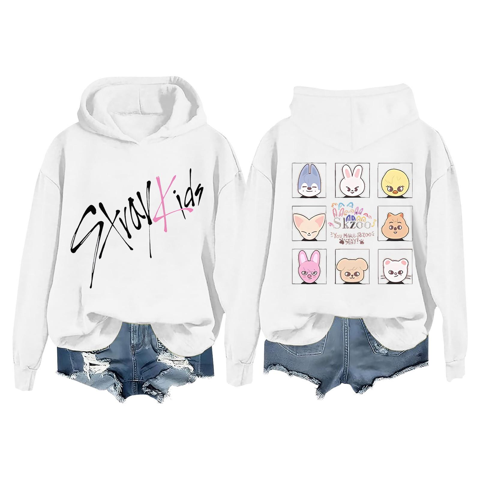 

Женский модный повседневный свитшот с круглым вырезом, свободного кроя, с длинным рукавом и принтом XL белый