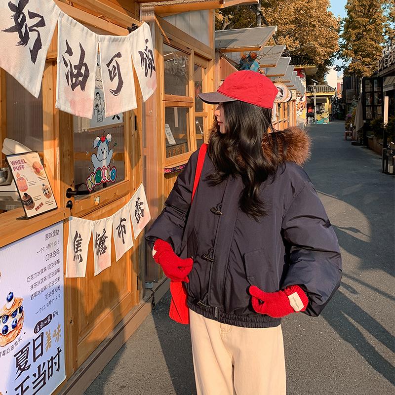 Autumn Winter Thicken Warm Parka Women Casual Sweety Solid Color Big Pocket Loose Hooded Coat Jackets Outwear