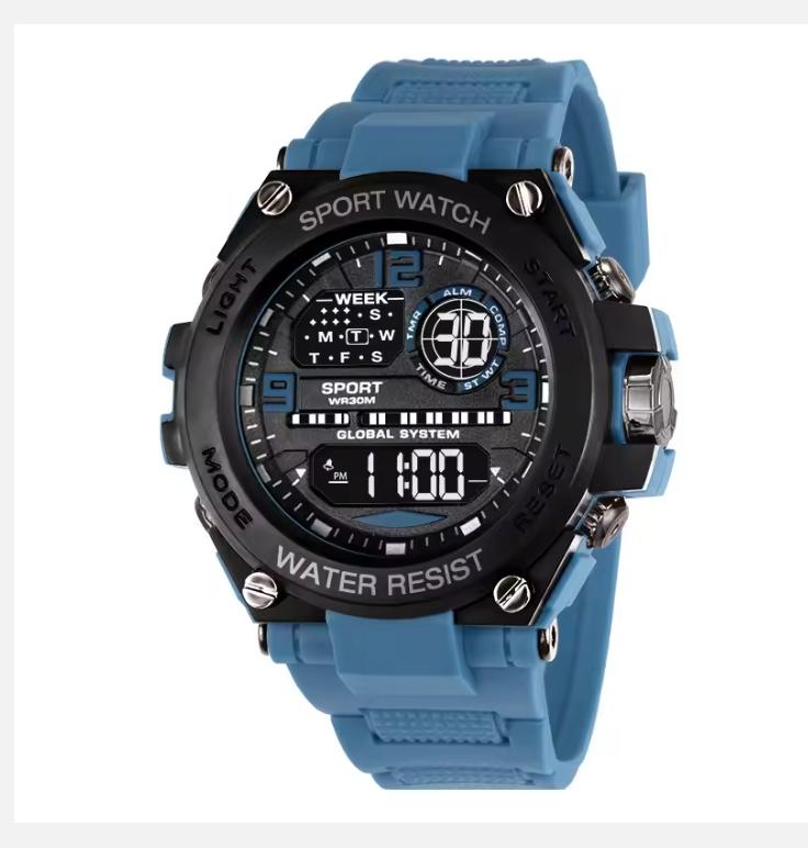 2025 Top Luxury Electronic Watch for Man Outdoor Sport Watch Stopwatch Waterproof Calendar Digital Clock 24355