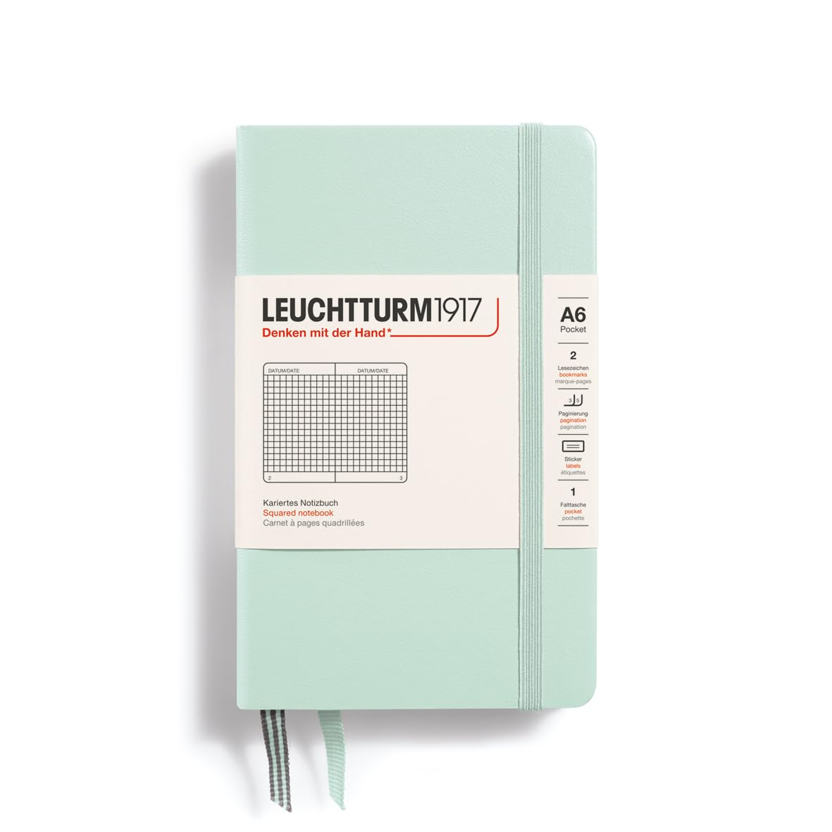 LEUCHTTURM1917 Notebook A6 Dotted Mint Green 370304