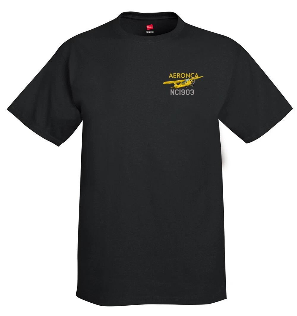 

Aeronca 11ACS Chief Scout Airplane T-Shirt - Personalized with Your N# L