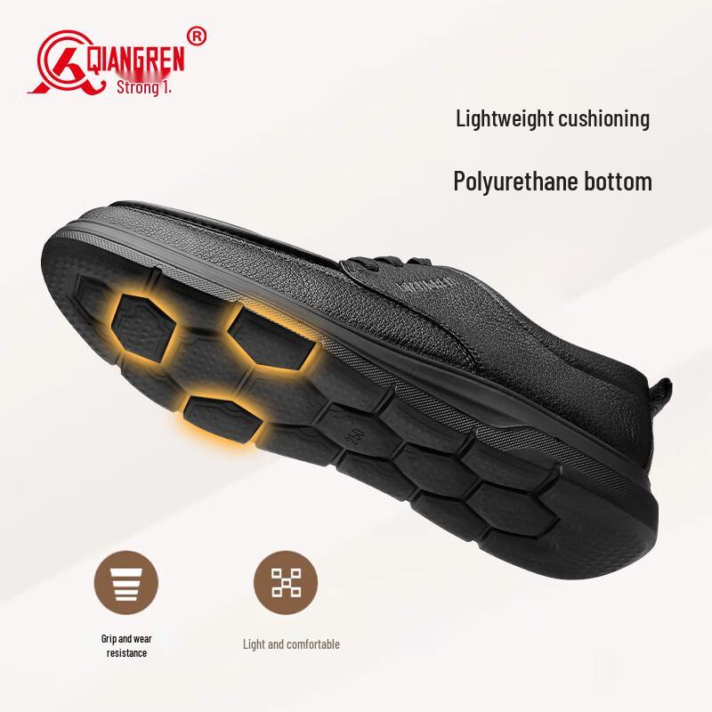 Strongman Men's Business & Casual Leather Shoes