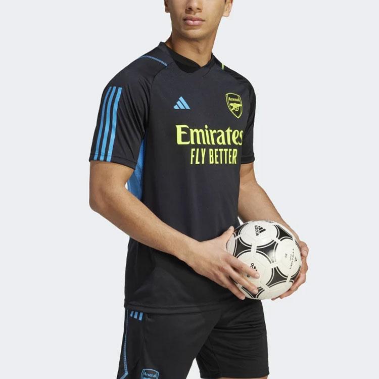 adidas Arsenal Tiro 23 Koszulka Treningowa Piłkarska Czarna HZ2181
