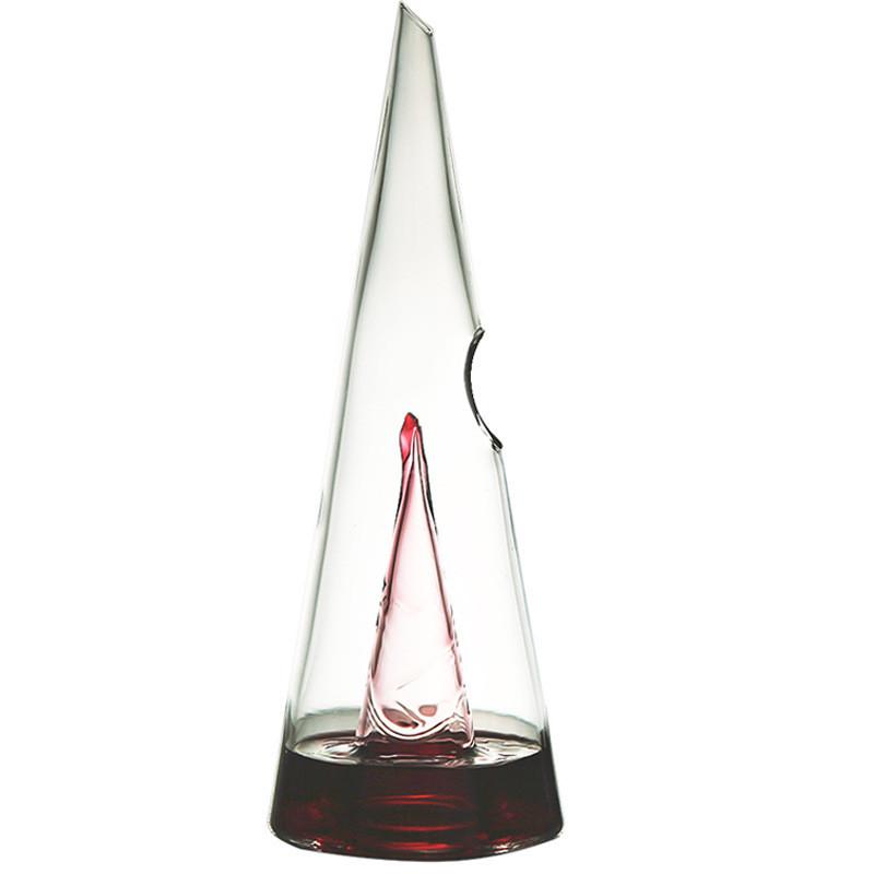 Nordic Style Small Waist Red Wine Glass Decanter & Waterfall Dispenser