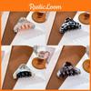 Fashionable Acetate Hair Claw With Geometric Lines Beautiful Hair Clip For Women