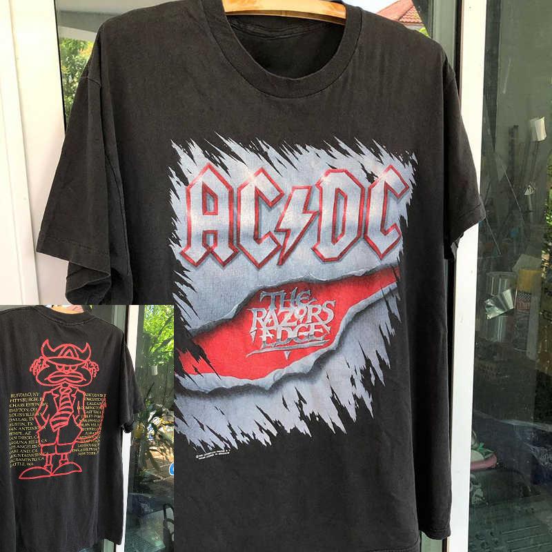 

2024 AC PWRDUP Live DC Print Tshirt Graphic T Shirts Unisex Women Unisex Cotton Hip Hop Fashion Oversize T Shirts Summer Clothing 4XL