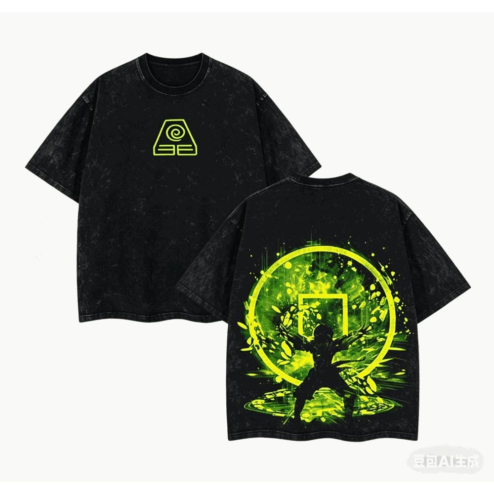 Avatar The Last Airbender T shirt personality Clothes New Model Anime T-shirt Yearround clothing Plus Size Unisex Streetwear Trendy Couples