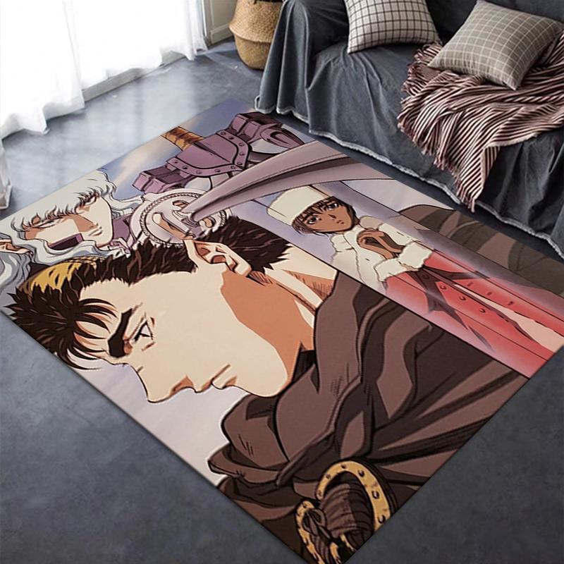 2026 NEW Berserk Carpet Rug for Living Room Bedroom Home Sofa Decoration,Kids play Non-slip Floor Mat
