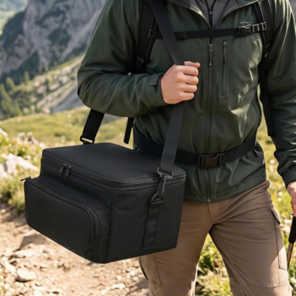 Portable Power Station Case with Shoulder Strap Padded