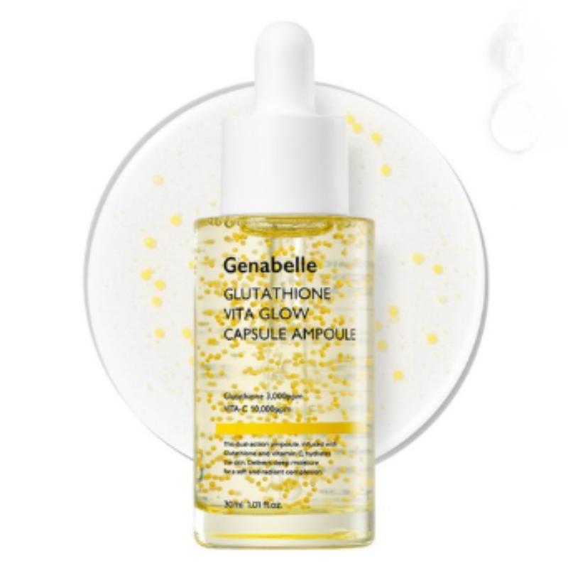 Genabelle Глутатион Вита Глоу Капсульная Ампула 30 мл, Интенсивное Антиоксидантное Осветление, K-Beauty