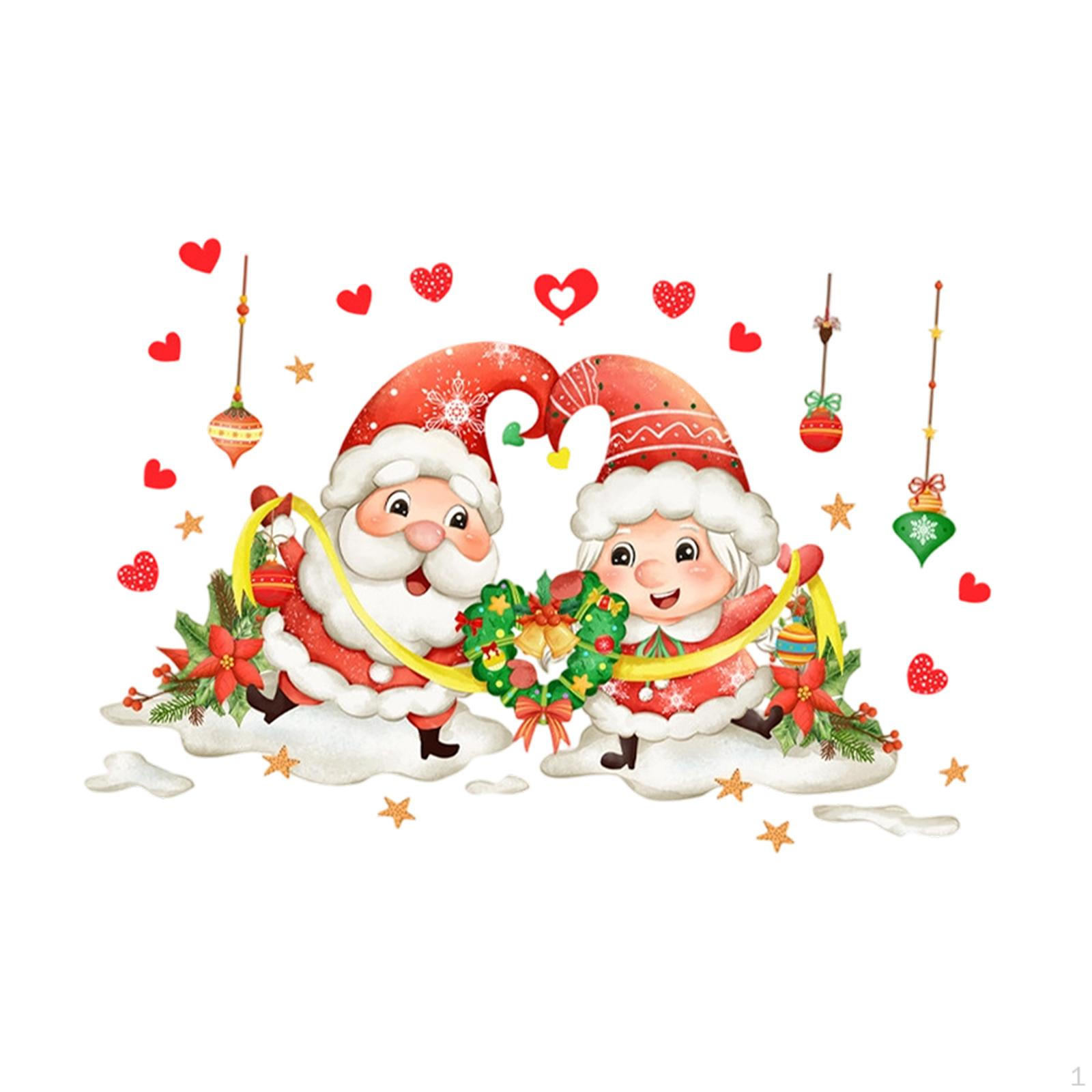 

Christmas Santa Claus Sticker Wall Decal PVC,Wall Art,Window Decal,Merry