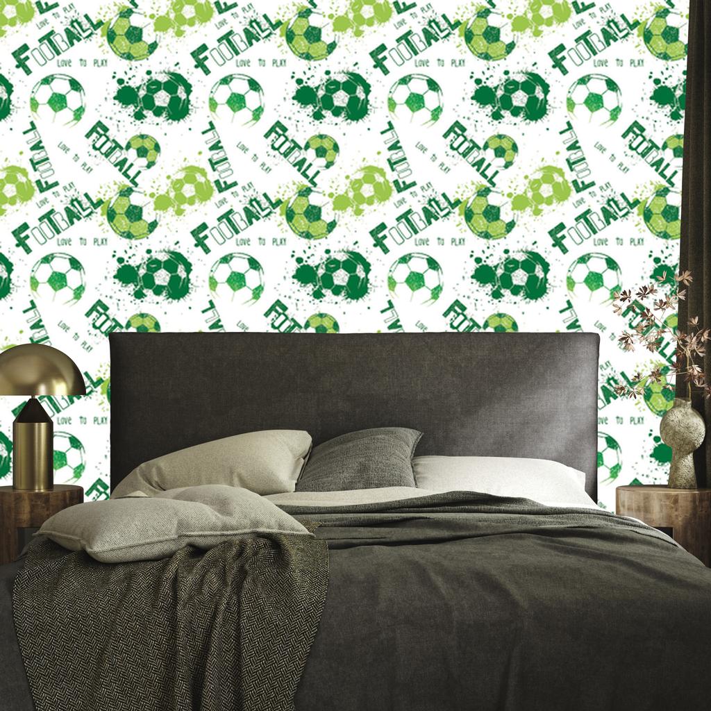 Football Sport Green Wallpaper for Living Room and Bedroom 50x1000