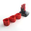 3Slot Battery Holder Tool Storage Bracket for Milwaukee/Bosch 12V Batteries Easy Installation Durability Plastic Design