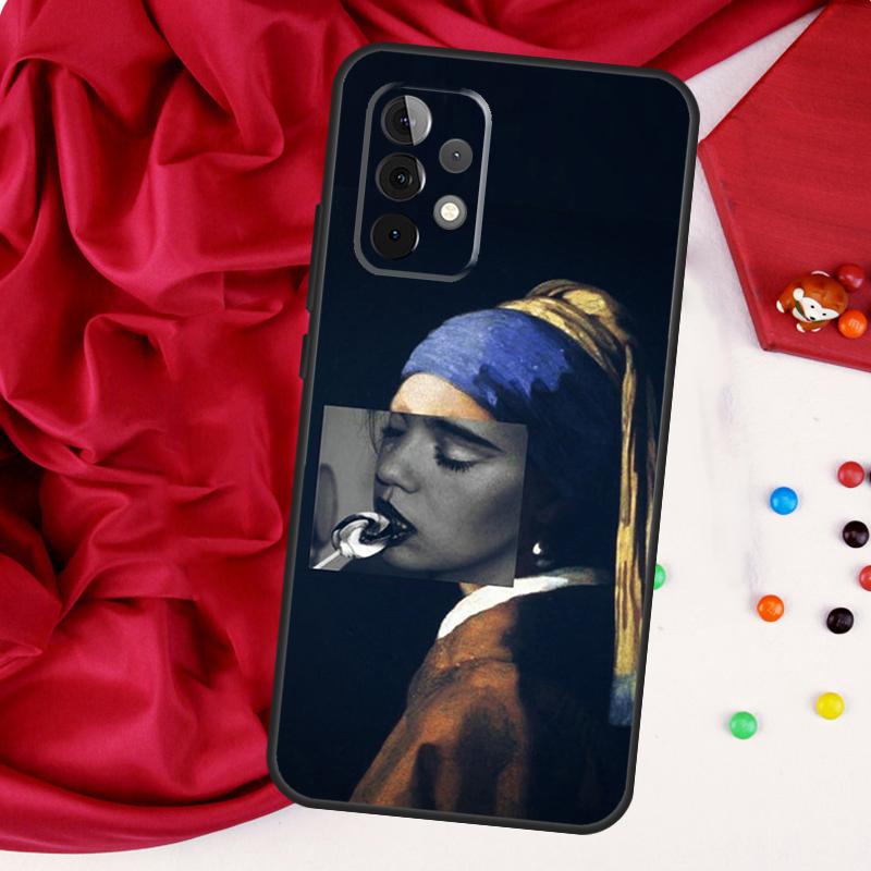 Famous Aesthetic Statue For Samsung Galaxy A56 A36 A26 A16 A05 A06 A22 A32 A52 A54 A34 A14 A55 A15 A53 A33 A35 Case