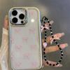 Y2k Cute Bowknot Love Heart Phone Lanyard Simplicity Short Phone Strap Style Phone Earphones Camera Chain Lanyard Accessories