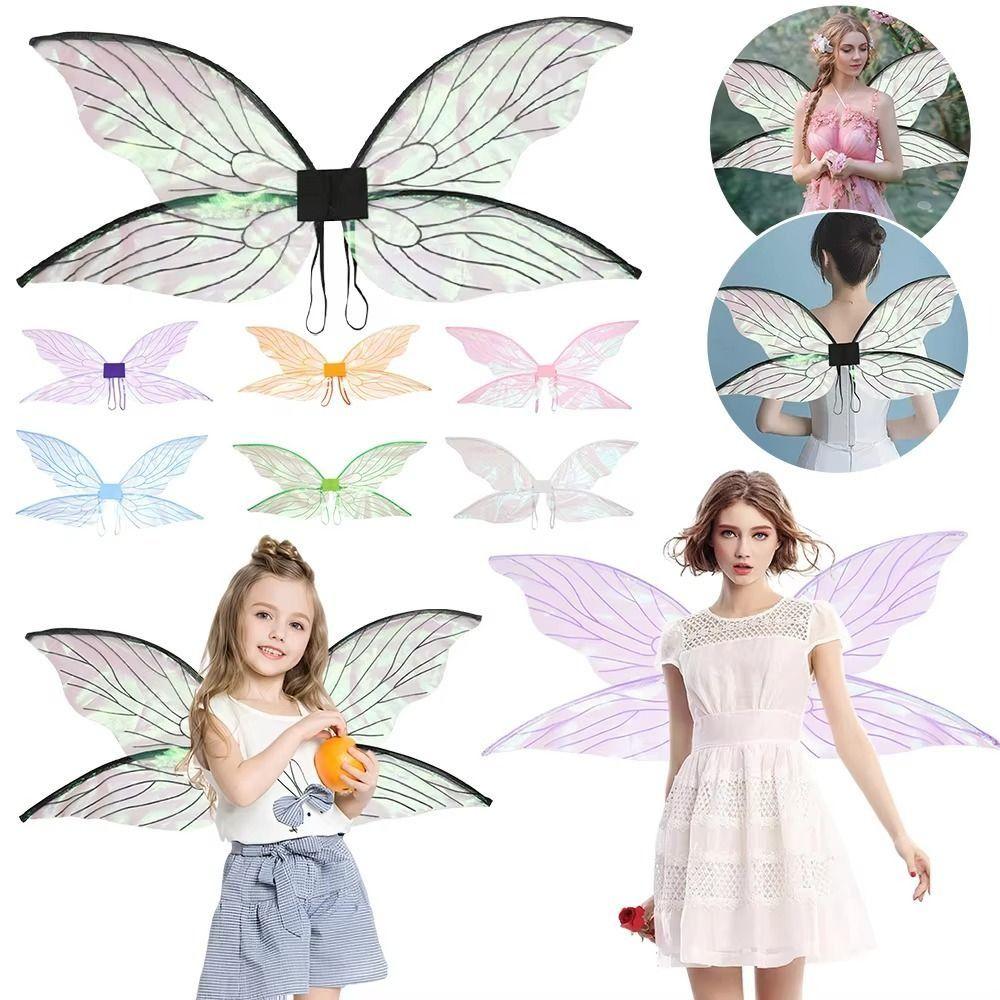 Cosplay Props Fairy Wings Multicolor Elf Angel Wing Dress-Up Wings Costume  Stage  Performance