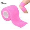 10pcs Self Adhesive Elastic Bandage Hand Leg Finger Wrap Gauze Health Care(Pink 5cm x 4.5m 2.0 x 177.2inch)