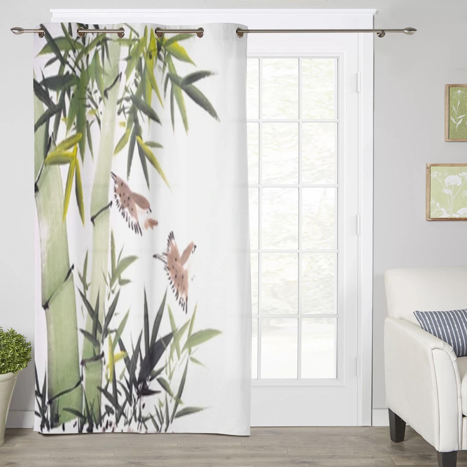 

Черно-белые бабочки, цветы, геометрические шторы для спальни, кухни, предметы декора для гостиной, настраиваемые шторы 135W x 60H(cm)