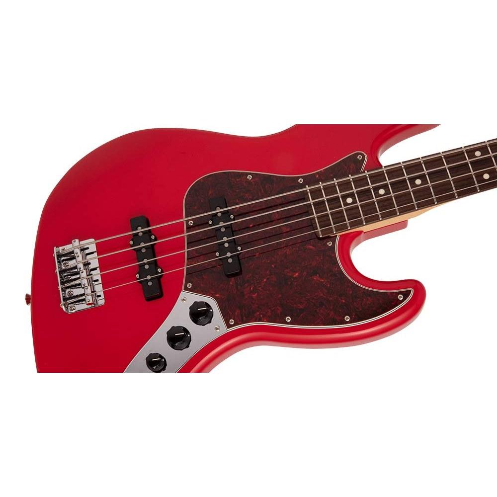 Made In Japan Hybrid II Jazz Bass, Rosewood Fingerboard, Modena Red Electric Bass