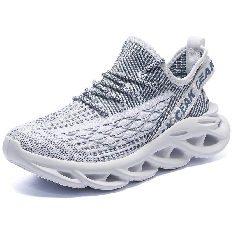 Spring-Summer Men's Plus Size Shock-Absorbing Running Shoes - Super Light and Casual