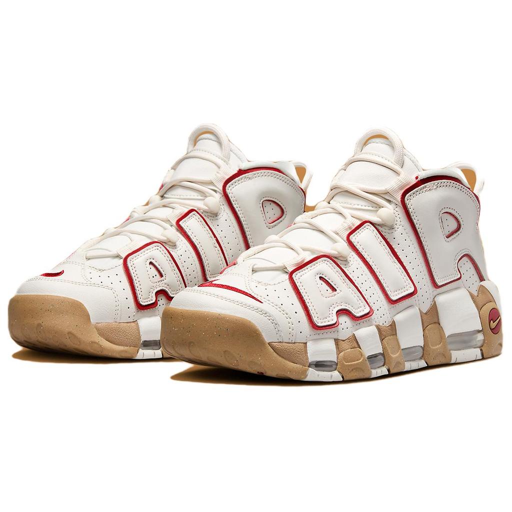 New Nike Air More Uptempo Phantom Gym Red Gum Women's DV1137-002