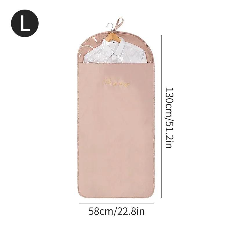Satynowy Pokrowiec na Ubrania Pokrowiec Wiszący na Sukienkę Ochraniacz na Garnitur Płaszcz Torba do Przechowywania w Szafie Satynowy Pyłoszczelny Organizer na Odzież Sukienkę