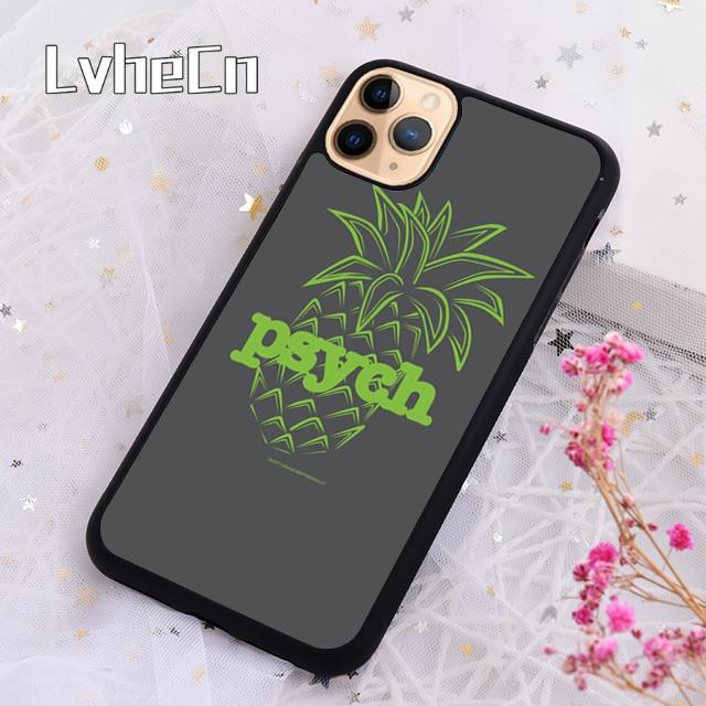 Psych Ananas Handyhülle Cover Für iPhone 17 Air 14 15 16 16e 13 12 Max Abdeckung Für Apple 11 Pro Max Plus
