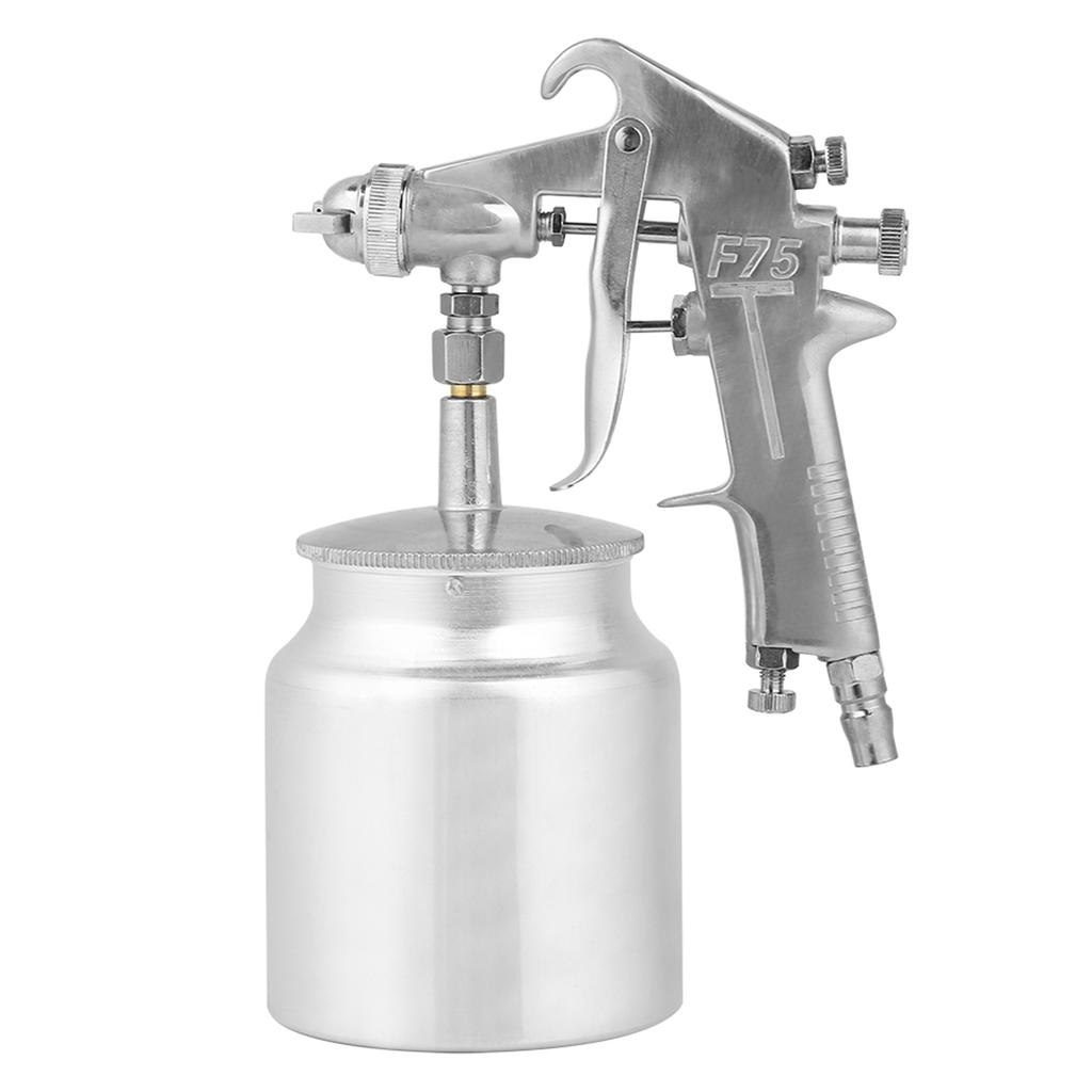 1.5mm Nozzle 750ml Capacity Suction Feeding Mode Air Paint Spray Gun Pneumatic Tool