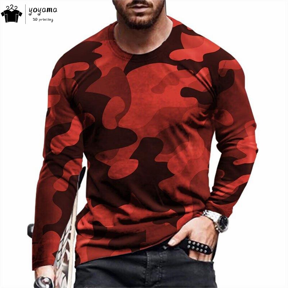 

Graffiti Pattern Print Men s Clothing Casual Loose T shirt Men Round Neck Men s Long Sleeves T-shirt Graffiti Graphic T shirts 6XL