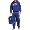 Adidas Letter Hooded Long Sleeve Pocket Sweatshirt Men sweatshirt Dark-Blue KC3874