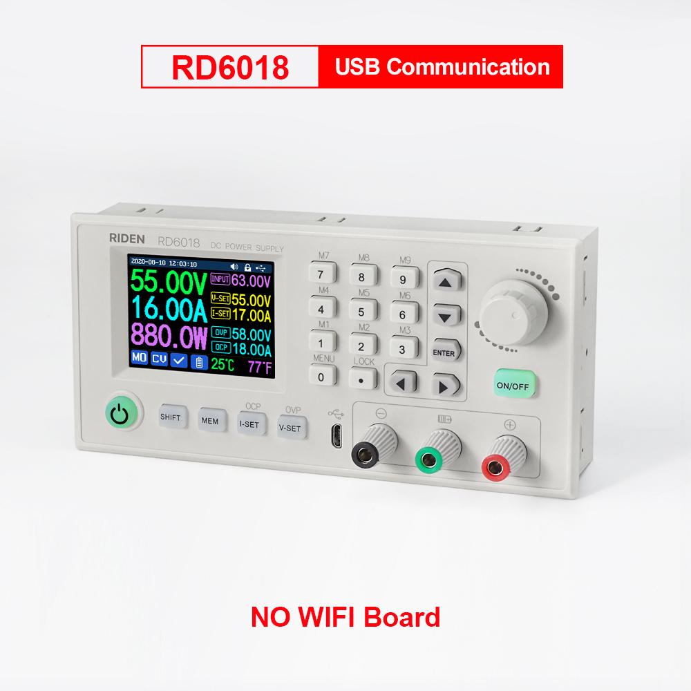 RD6018 RD6018W USB WiFi Digital Control Power Supply DC to DC Voltage Step Down Module Buck Converter Voltmeter 60V 18A