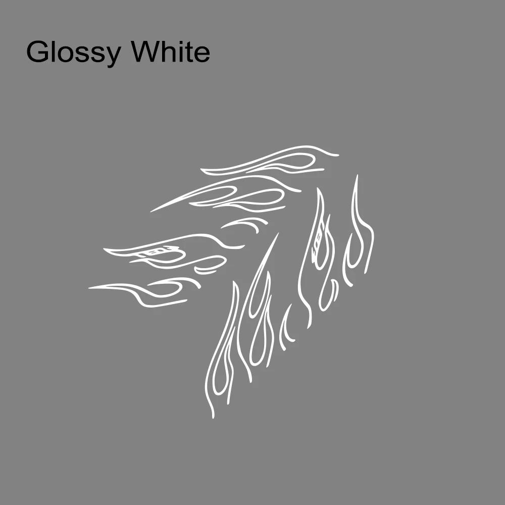 Funny Car Stickers Flame Decor Decals Outdoor Vinyl Self-Adhesive Decoration for Vehicle Window Hood Bumper Tailgate Door Side