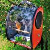 Breathable Backpack Pet Bag Outdoor Parrot Backpack Portable Transparent Bird Transport Bag Travel Luxury Large Space Double Zipper Pet Supplies