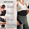 ABS Stimulator Bauchtrainer EMS Muskelstimulator Bauchstraffungsgürtel Bauch Taille Arm Bein Gewichtsverlust Zuhause Büro Fitness Arbeit Praktische Anwendung