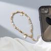 Beaded Mobile Phone Chains Phone Jewelry Women Girls Anti Lost Telephone Lanyard Hanging Rope Star Pendant Phone Lanyard