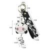 Ornaments Gifts New Door Key Cartoon Car Key Bag Decoration Animal Keyrings Silicone Cow Keychains