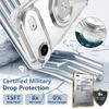 For iPhone Air Case Compatible with MagSafe Rotating Kickstand PC + TPU Back Cover