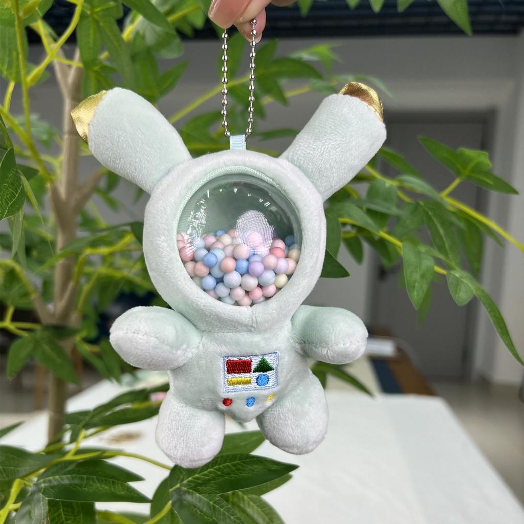 

Plush Astronaut Cute And Space Bunny Hanging Ornament Keychain Gift For Ages All Green Bead Bunny