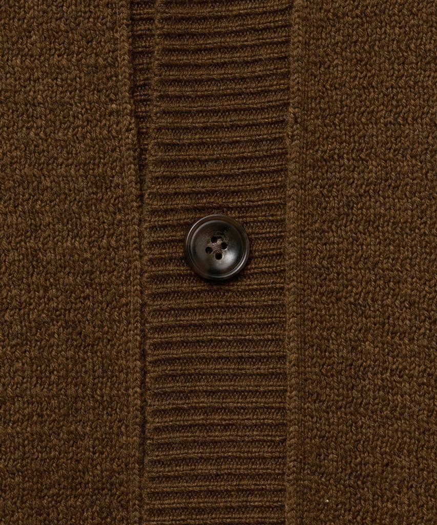 Intempomood Cottage Round Neck Cardigan_Brown