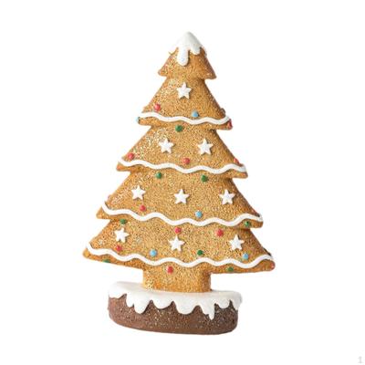 Resin Christmas Tree Ornament Small Decorations Mini Xmas Decor