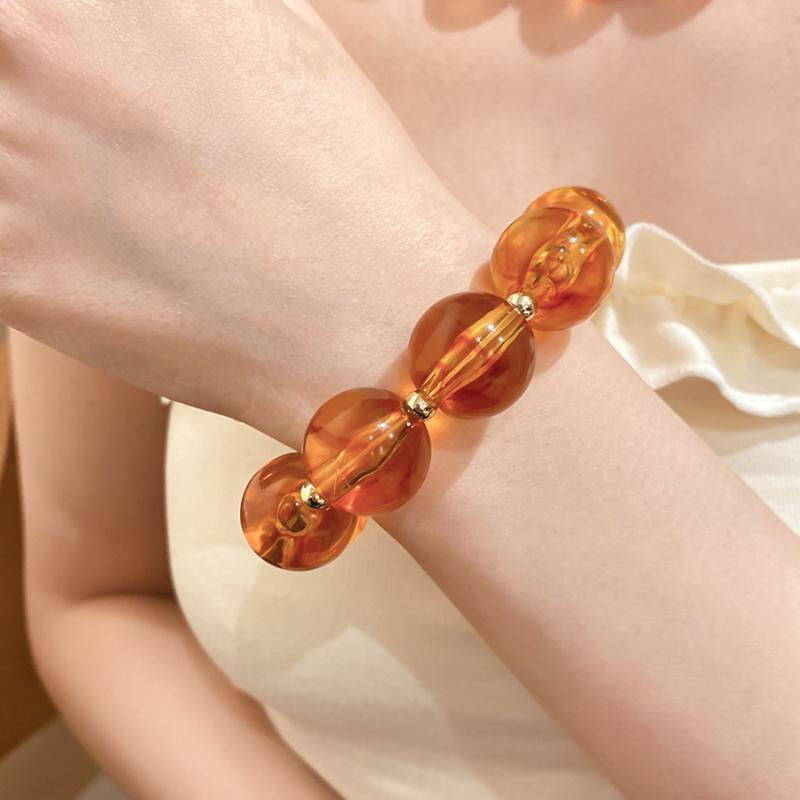 Colorful Bohemian Acrylic Beaded Choker Handmade Unique Necklace for Women Summer Beach Party Jewelry