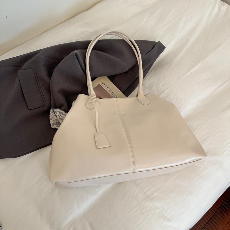 Borsa Tote in Pelle Lucida da Donna Grande Capacità Borsa a Spalla Borsa a Mano di Design alla Moda Uso Quotidiano Stile Classico