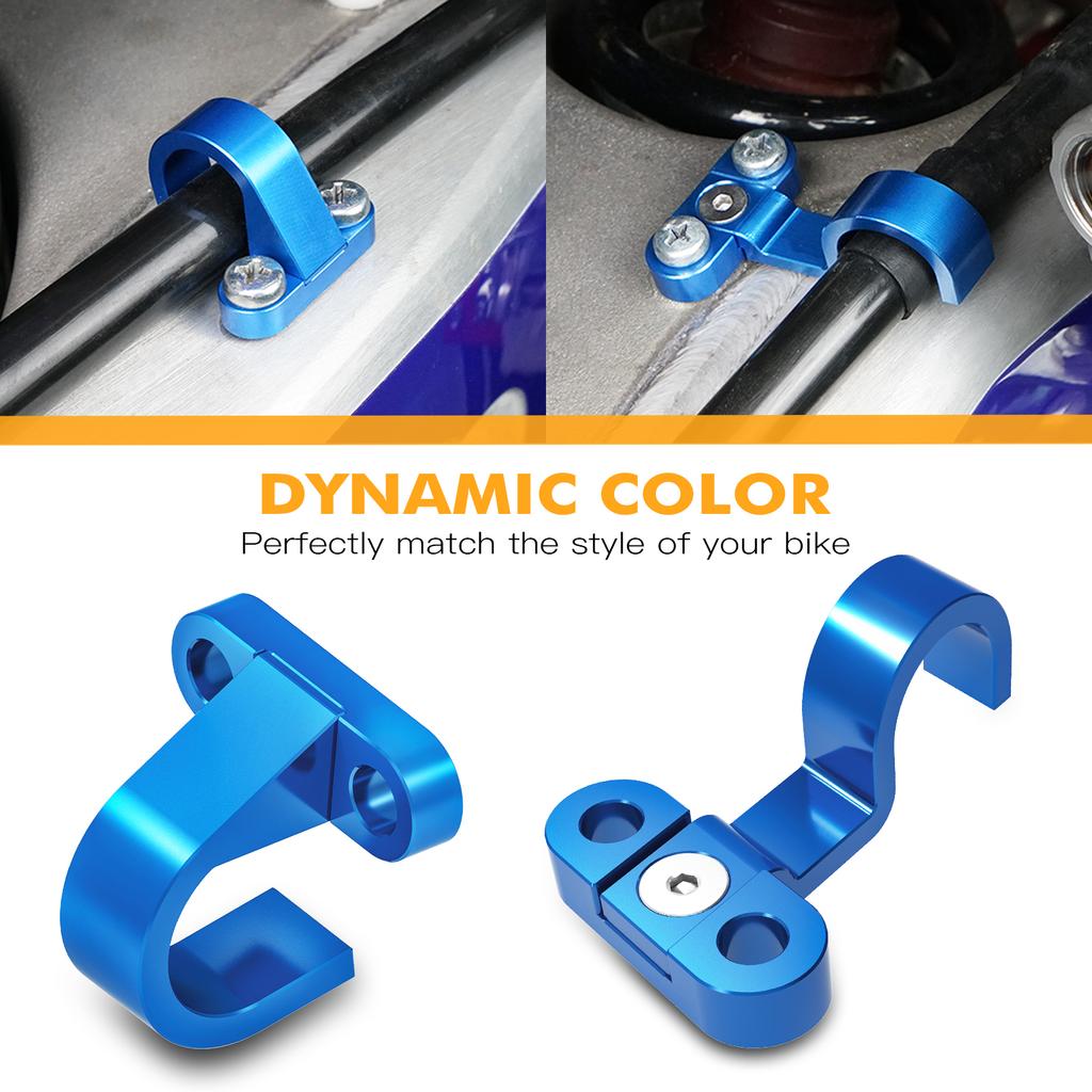 NICECNC For Yamaha YZ125 YZ 250 250F 2006-2022 YZ 250 450 X FX Rear Brake Line Hose Clamp Holder WR250F WR450F 2006-2021 2020