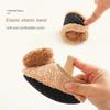 1PC Cartoon Bear Baby Shoes Winter Thick Warm Newborn Shoes Non-slip Soled Soft Plush Toddler Kids Boy Girls Infant First Walker